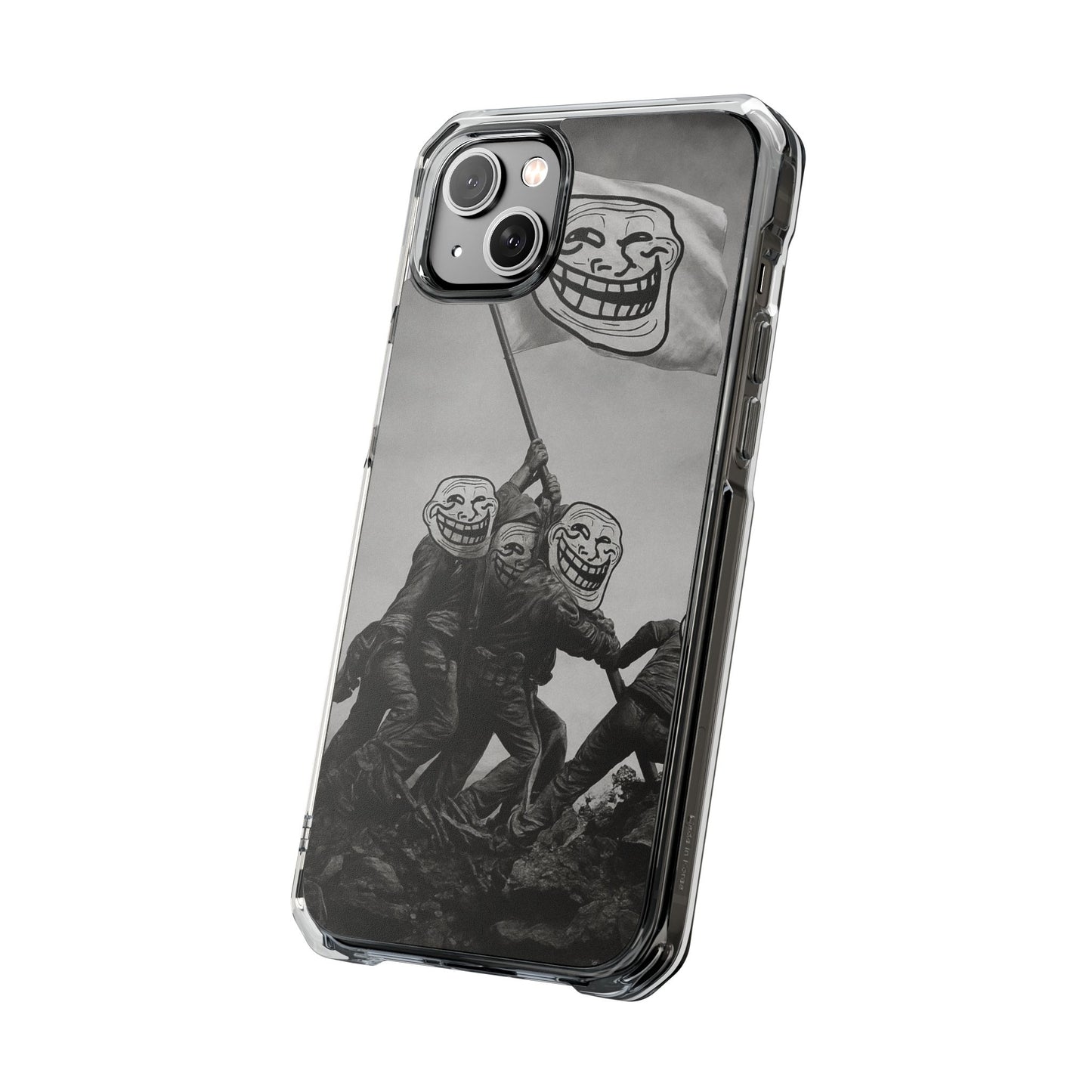 TROLL Flag Phone Case, Trendy Phone Cover, Gift for Gamers, Unique Phone Accessory, Funny Phone Protection