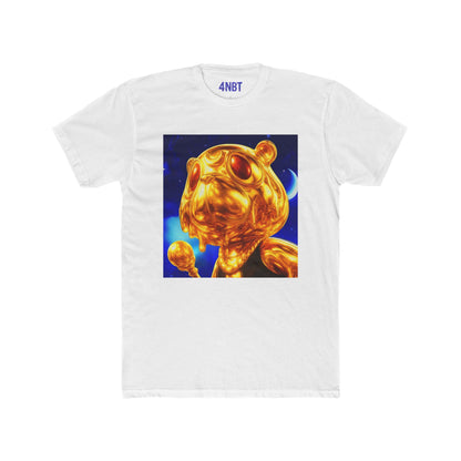 4NBT Golden Bear Unisex Crew Tee, Funky Graphic T-Shirt, Casual Streetwear, Unique Gift, Art Tee for Animal Lovers