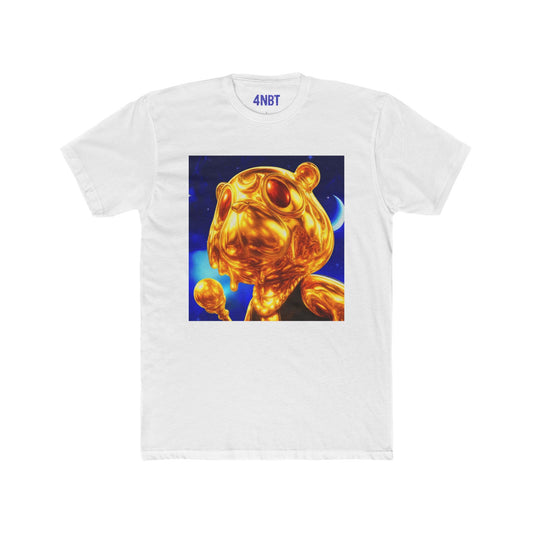 4NBT Golden Bear Unisex Crew Tee, Funky Graphic T-Shirt, Casual Streetwear, Unique Gift, Art Tee for Animal Lovers