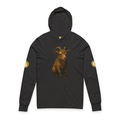 Whimsical Goat Hoodie / Casual Unisex Long Sleeve Tee for Animal Lovers, Cozy Gift for Birthdays, Holidays, Nature Enthusiasts, [...]
