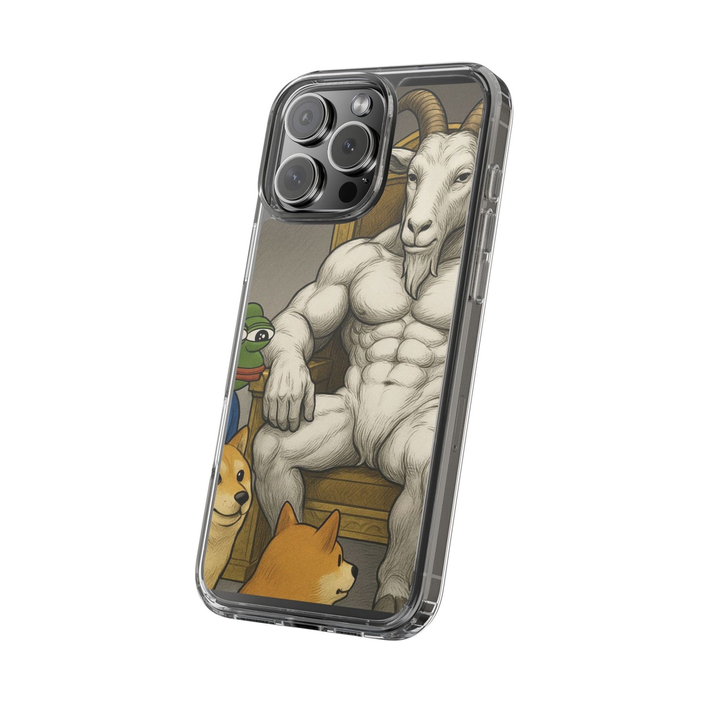Whimsical Clear Phone Cases with Goat Design - Perfect Gift for Animal Lovers, Unique Phone Accessories, Fun Cell Phone Cases, Quirky [...]