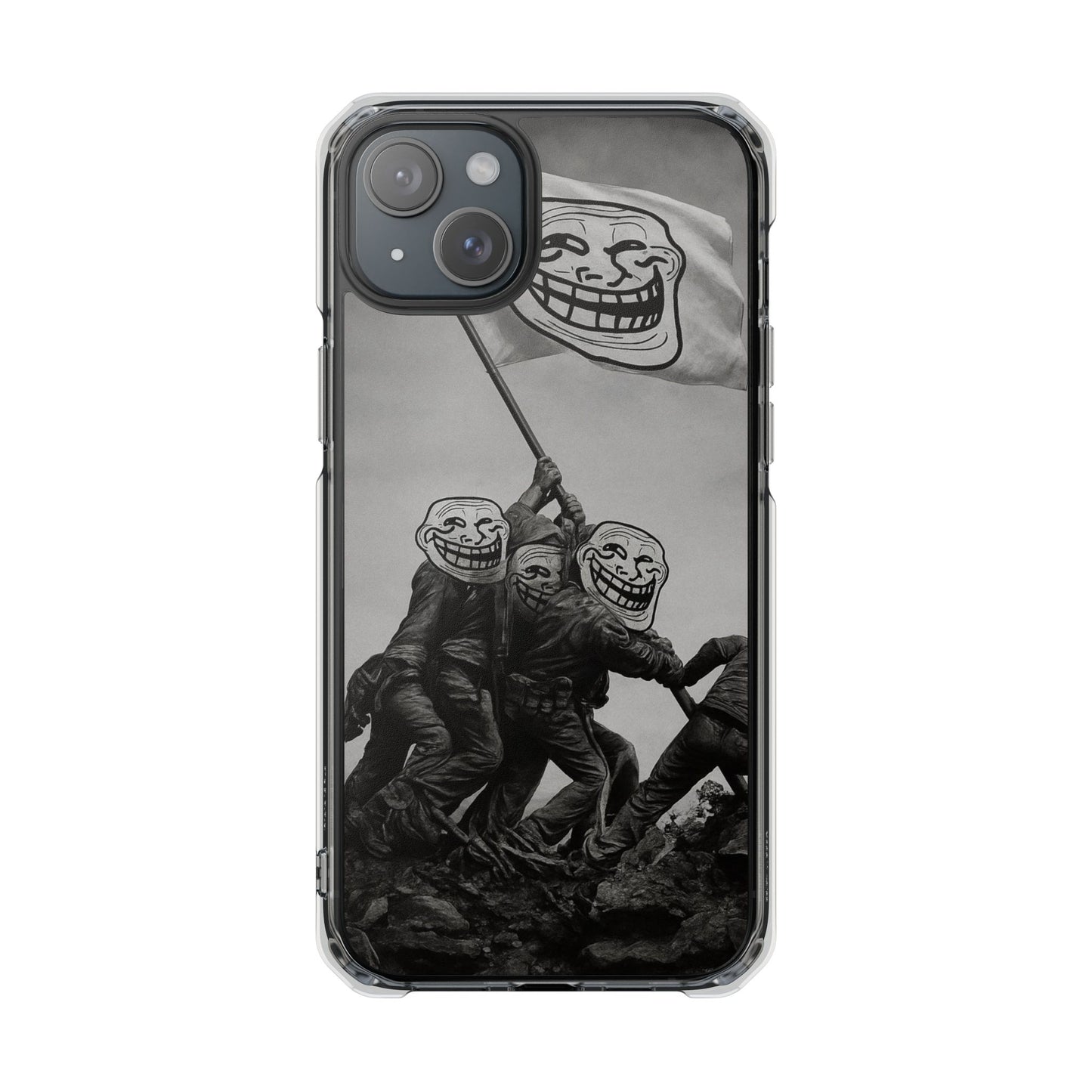TROLL Flag Phone Case, Trendy Phone Cover, Gift for Gamers, Unique Phone Accessory, Funny Phone Protection