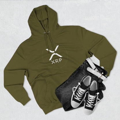 XRP Cozy Three-Panel Fleece Hoodie for Relaxed Casual Style, Perfect for Lounging, Gifting, Everyday Wear, and Cozy Nights