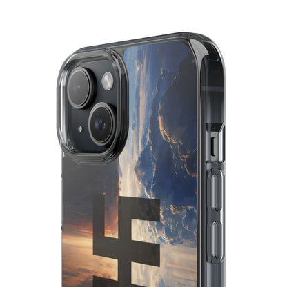 Swasticoin Nature-Themed Clear Phone Case, Unique Phone Cover with Scenic Design, Eco-Friendly Protection, Gift for Travelers, Custom Phone Accessory