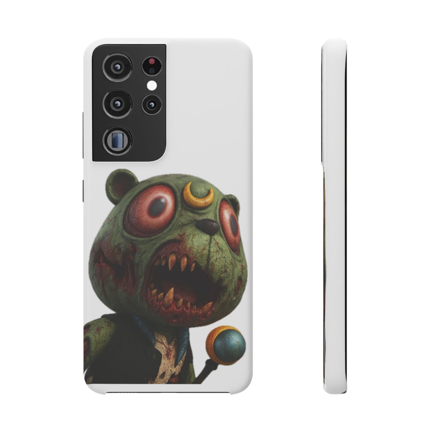 4NBT Zombie Bear Phone Case, Horror Snap Case, Cute but Spooky Accessory, Gift for Halloween, Unique Phone Cover