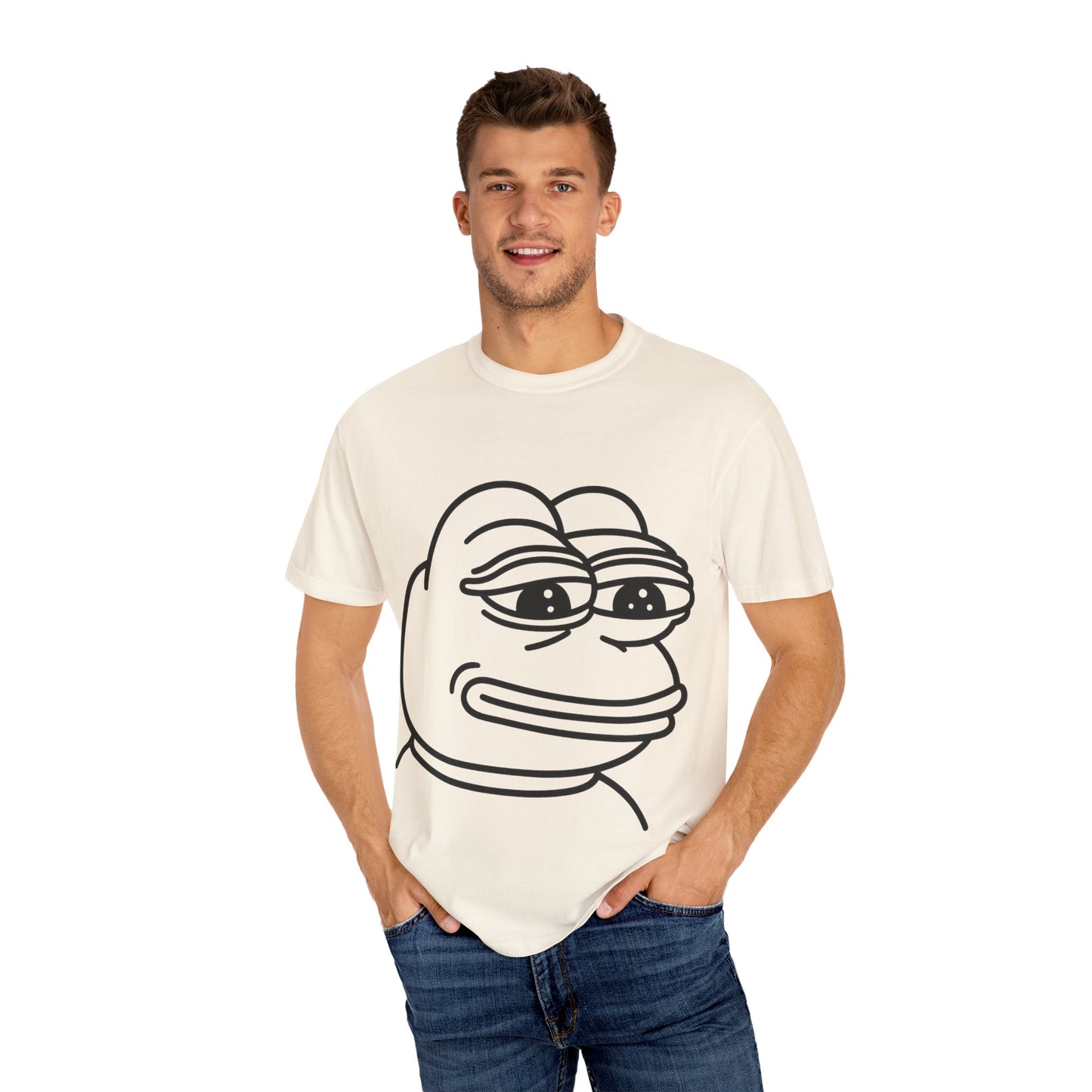 Pepe Meme Unisex T-Shirt | Funny Graphic Tee for Casual Wear, Gift for Friends, Humor Apparel, Meme Lover's Shirt, Streetwear