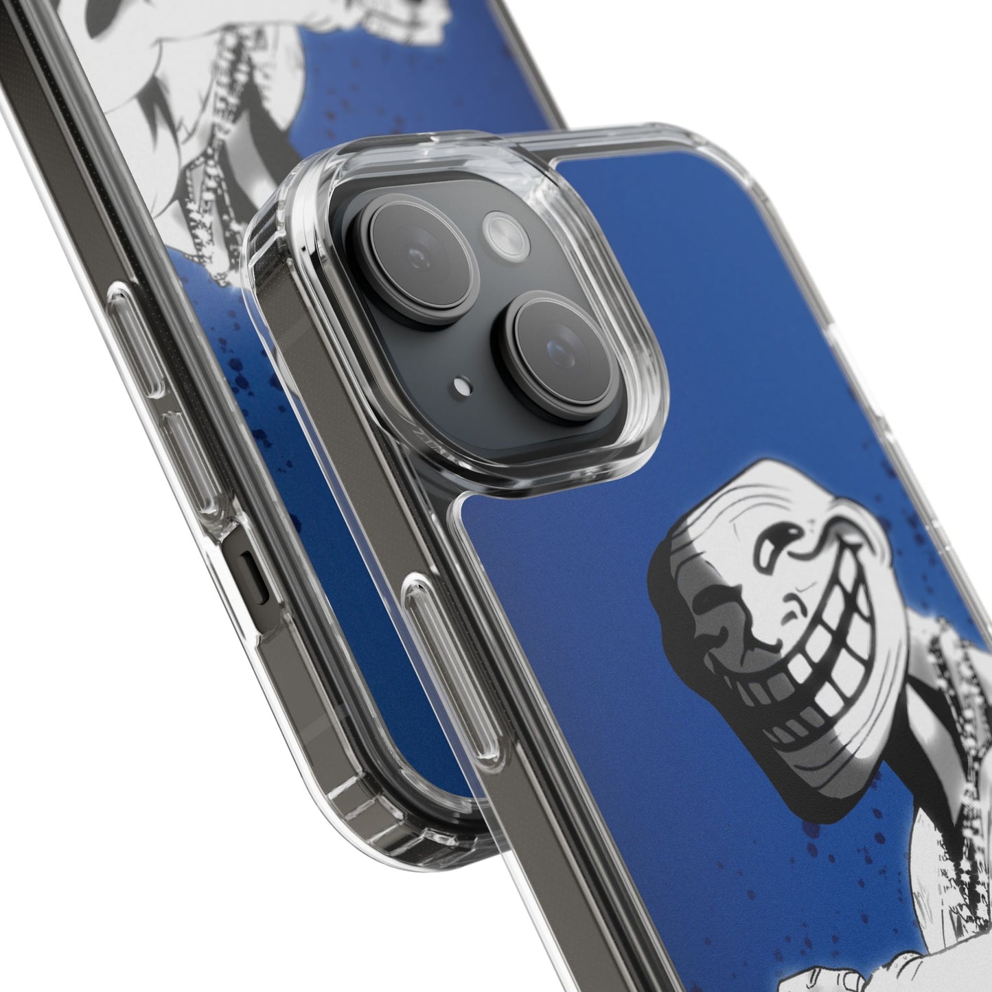 TROLL Clear Cases with Bold Graphic Design, Awesome Phone Accessories, Unique Gifts, Cartoon Phone Covers, Trendy Tech Gear