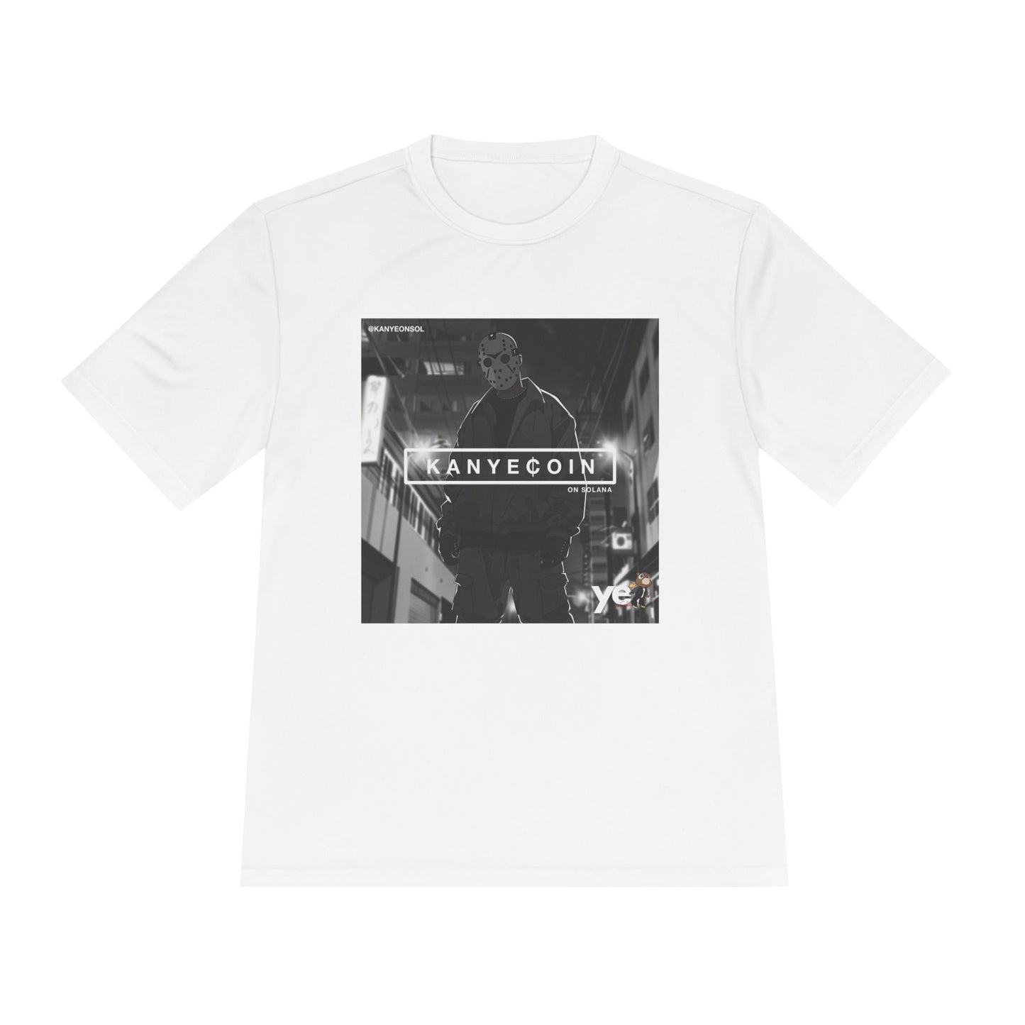 KANYECOIN Unisex Moisture Wicking Tee, Cool Graphic Tee, Music Lover Gift, Urban Style Shirt, Sportswear, Trendy Tee for Fans