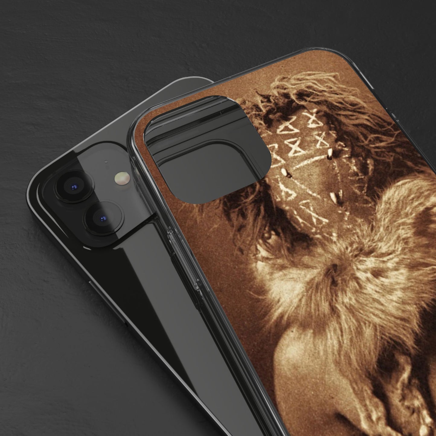 Yei Artistic Clear Phone Case for Unique Expression, Phone Accessories, Nature Lovers, Boho Style, Gift for Him/Her