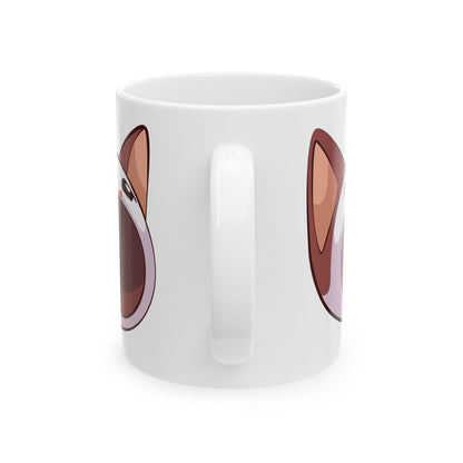 POPCAT Emoji Ceramic Mug - Playful Gift for Cat Lovers, Coffee or Tea Mug, Fun Kitchen Decor, Unique Birthday Present, Animal [...]