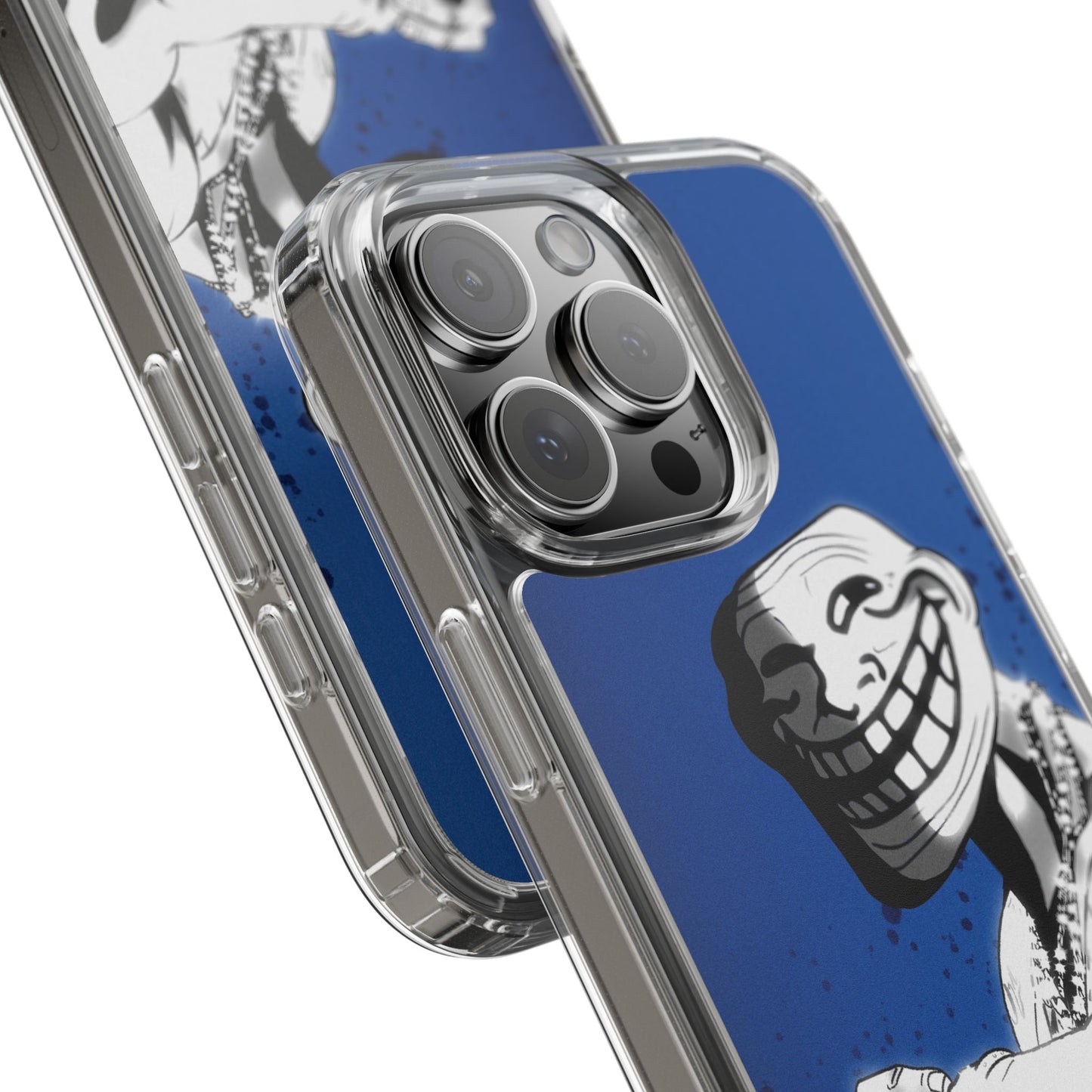 TROLL Clear Cases with Bold Graphic Design, Awesome Phone Accessories, Unique Gifts, Cartoon Phone Covers, Trendy Tech Gear
