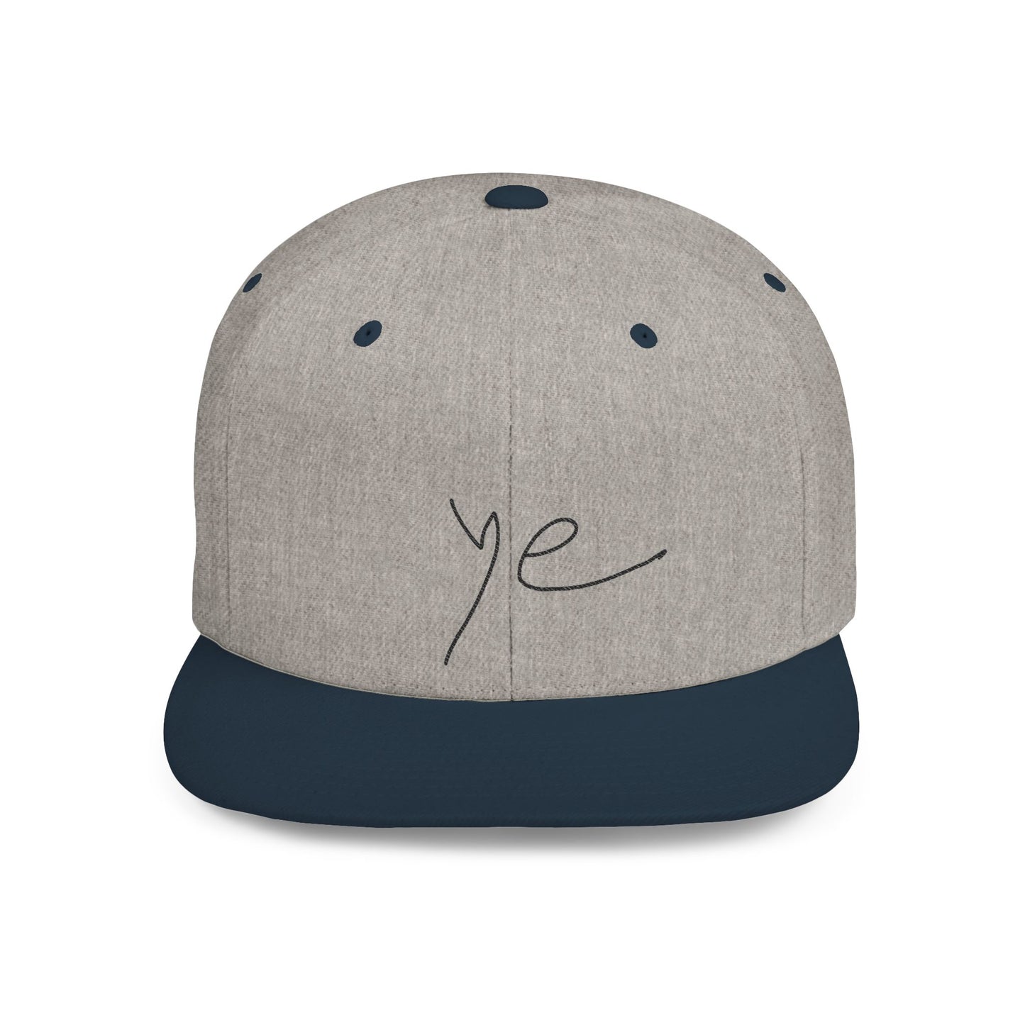 Ye 7BN Stylish Flat Bill Snapback Cap - Trendy Hat, Streetwear Essentials, Unisex Fashion, Casual Accessories, Gift Ideas