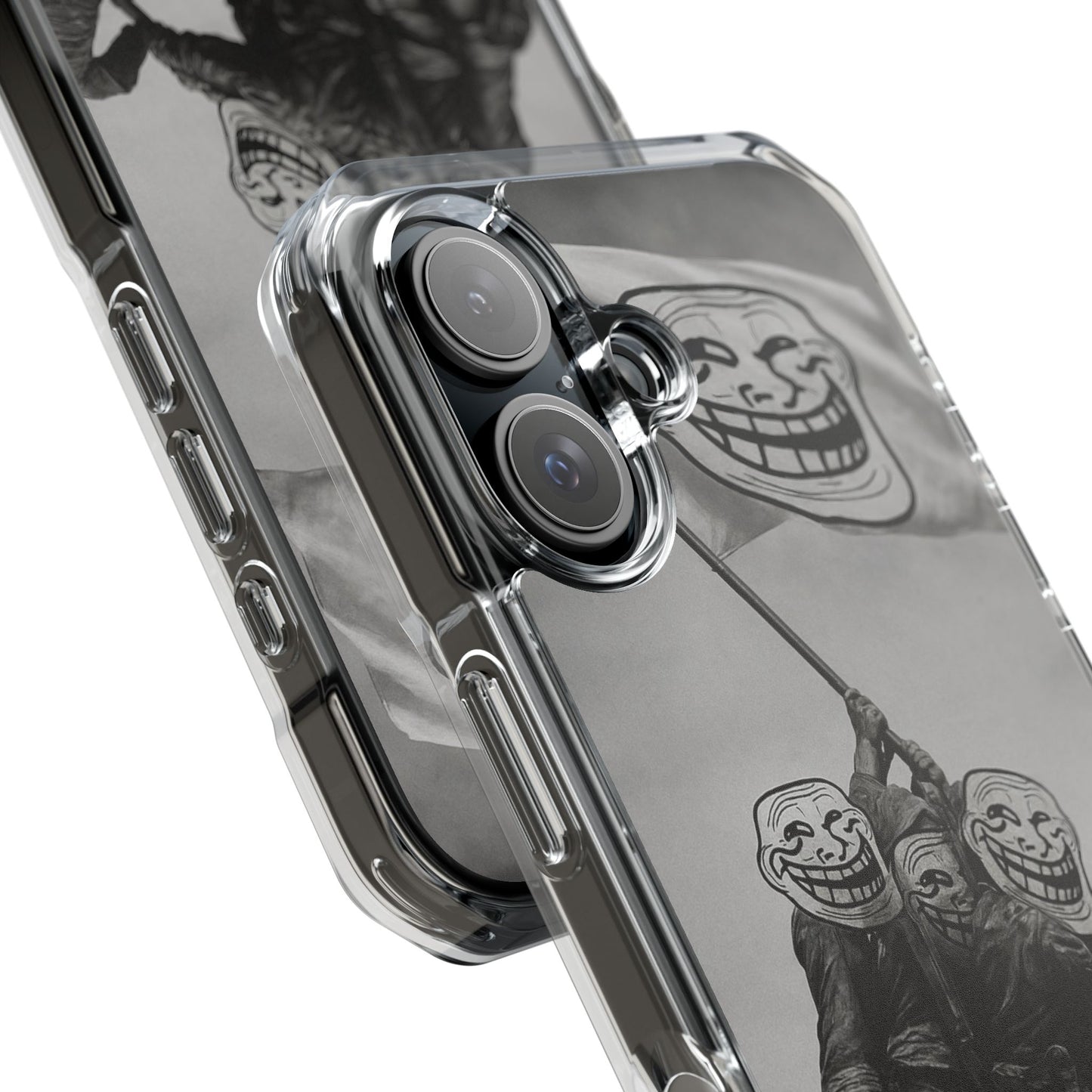 TROLL Flag Phone Case, Trendy Phone Cover, Gift for Gamers, Unique Phone Accessory, Funny Phone Protection