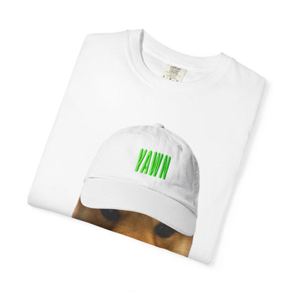 Unisex WIF Yawn T-Shirt | Funny Pet Lover Tee | Casual Wear | Gift for Dog Owners | Animal Humor Apparel | Quirky Fashion