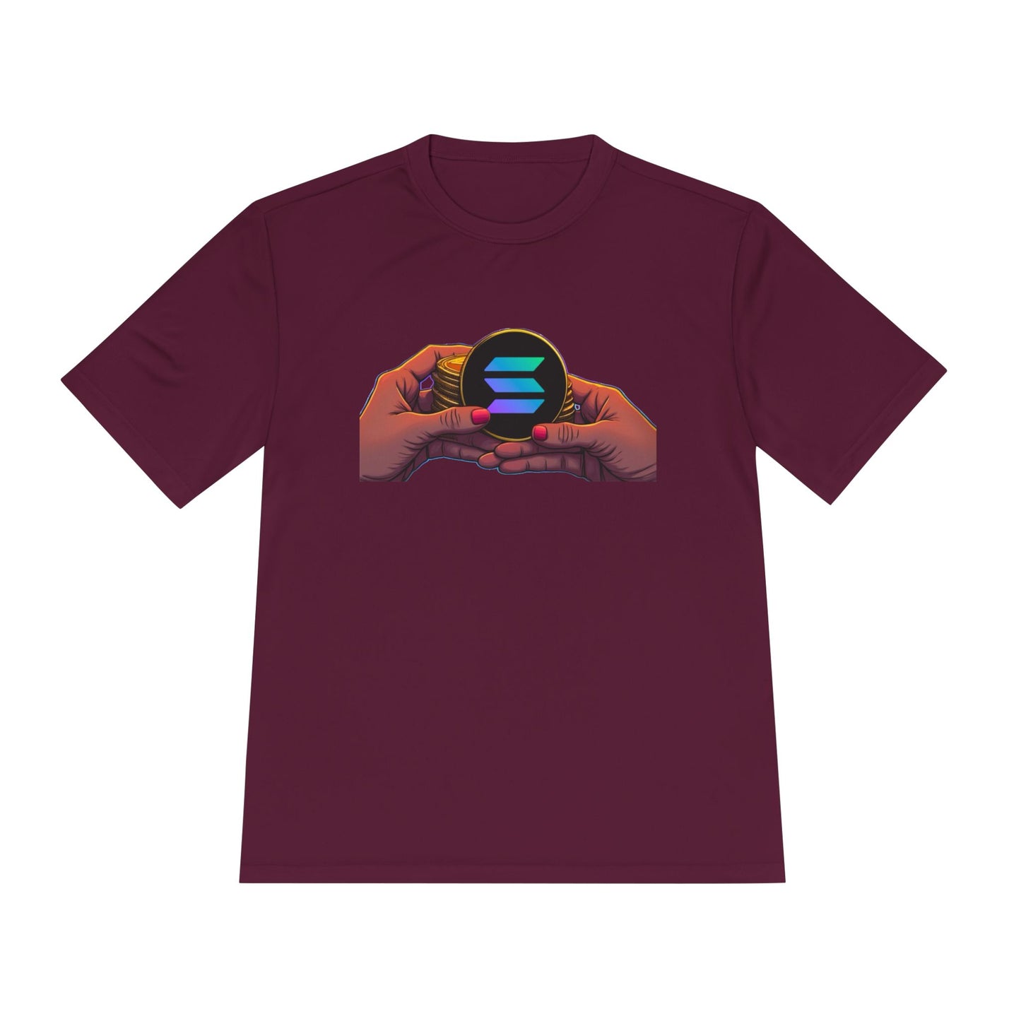 Unisex Moisture Wicking Tee featuring SOLANA & YZY designs, Perfect for Athletes, Casual Wear, Fitness Goals, Everyday Use, Sports Events