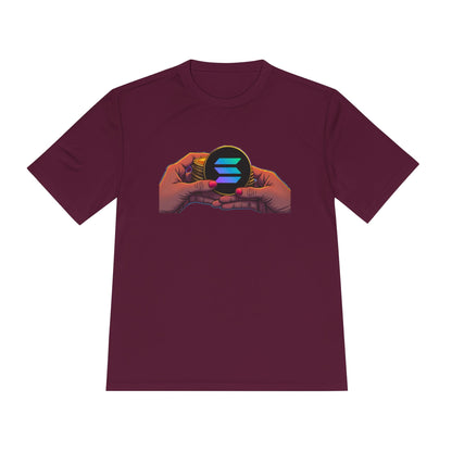 Unisex Moisture Wicking Tee featuring SOLANA & YZY designs, Perfect for Athletes, Casual Wear, Fitness Goals, Everyday Use, Sports Events