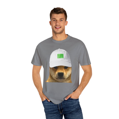 Unisex WIF Yawn T-Shirt | Funny Pet Lover Tee | Casual Wear | Gift for Dog Owners | Animal Humor Apparel | Quirky Fashion