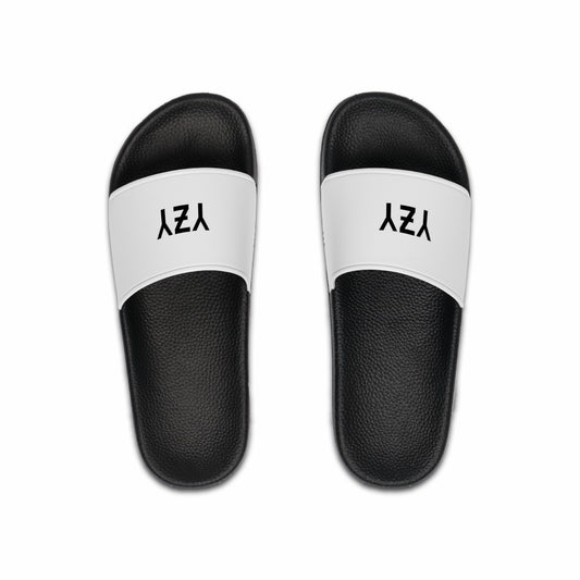 4NBT Stylish Men's Slide Sandals - Casual Footwear for Summer, Pool Days, Beach Trips, Gift for Him, Trendy Slip-Ons