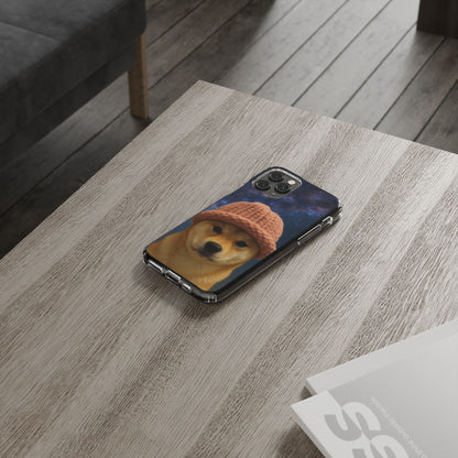 WIF Lovers Clear Phone Case, Cute Phone Cover for Animal Lovers, Pet Gift, Trendy Smartphone Accessory, Unique Dog Case