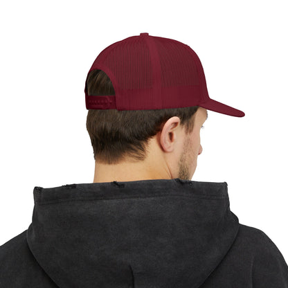 Swasticoin Stylish Embroidered Snapback Trucker Cap - Trendy Hat for Outdoors, Casual Wear, Gift for Him or Her, Adjustable, Unique Design