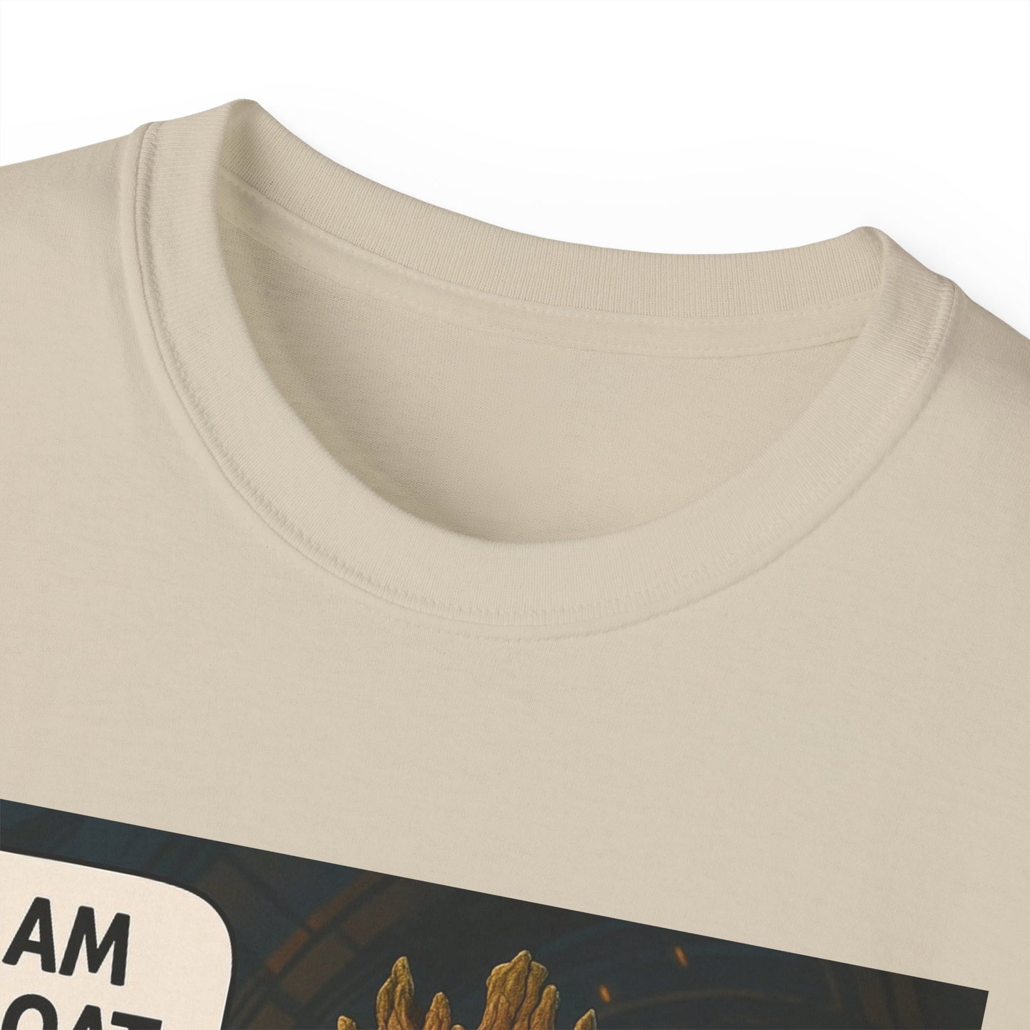 Goat Graphic Tee for Fans of Humor, Perfect Gift for Birthdays, Casual Wear, Geeky Apparel, I AM GOAT Theme
