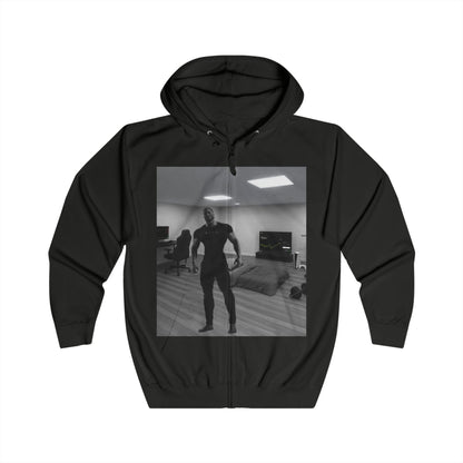 GIGA Unisex Full Zip Hoodie | Trendy Sweatshirt for Casual Outings, Gift for Friends, Gym Wear, Unique Fashion Statement
