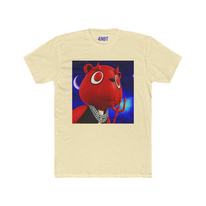 4NBT Red Bear Graphic Tee - Fun Unisex Cotton Crew Tee, Casual Wear, Gamer Shirt, Unique Gift, Streetwear Style