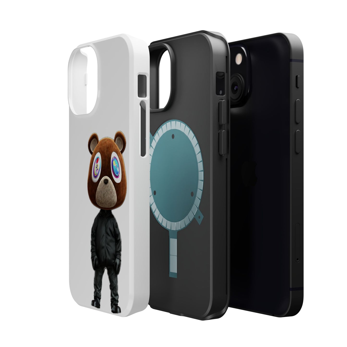 Ye Bear Character Magnetic Phone Cases, Fun Gift, Unique Phone Accessory, Trendy Tech, Personalized Style, Everyday Use