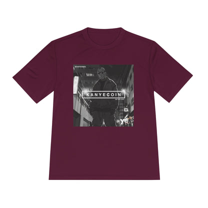 KANYECOIN Unisex Moisture Wicking Tee, Cool Graphic Tee, Music Lover Gift, Urban Style Shirt, Sportswear, Trendy Tee for Fans