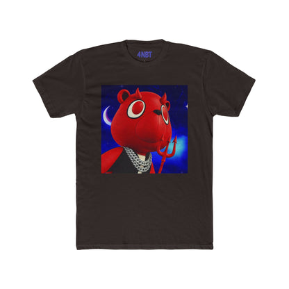 4NBT Red Bear Graphic Tee - Fun Unisex Cotton Crew Tee, Casual Wear, Gamer Shirt, Unique Gift, Streetwear Style