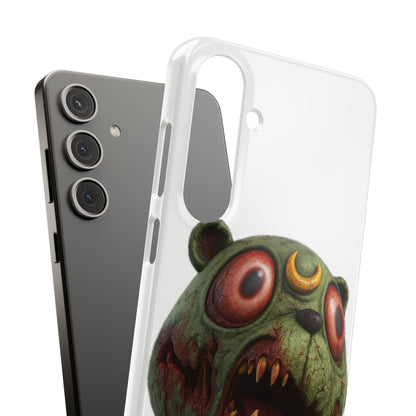 4NBT Zombie Bear Phone Case, Horror Snap Case, Cute but Spooky Accessory, Gift for Halloween, Unique Phone Cover