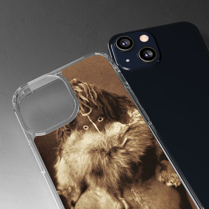 Yei Vintage Art Phone Case, Clear Case, Unique Gift for Art Lovers, Bohemian Style, Customizable Phone Cover, Trendy Accessories