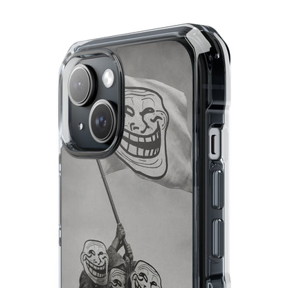TROLL Flag Phone Case, Trendy Phone Cover, Gift for Gamers, Unique Phone Accessory, Funny Phone Protection