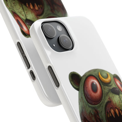 4NBT Zombie Bear Phone Case, Horror Snap Case, Cute but Spooky Accessory, Gift for Halloween, Unique Phone Cover