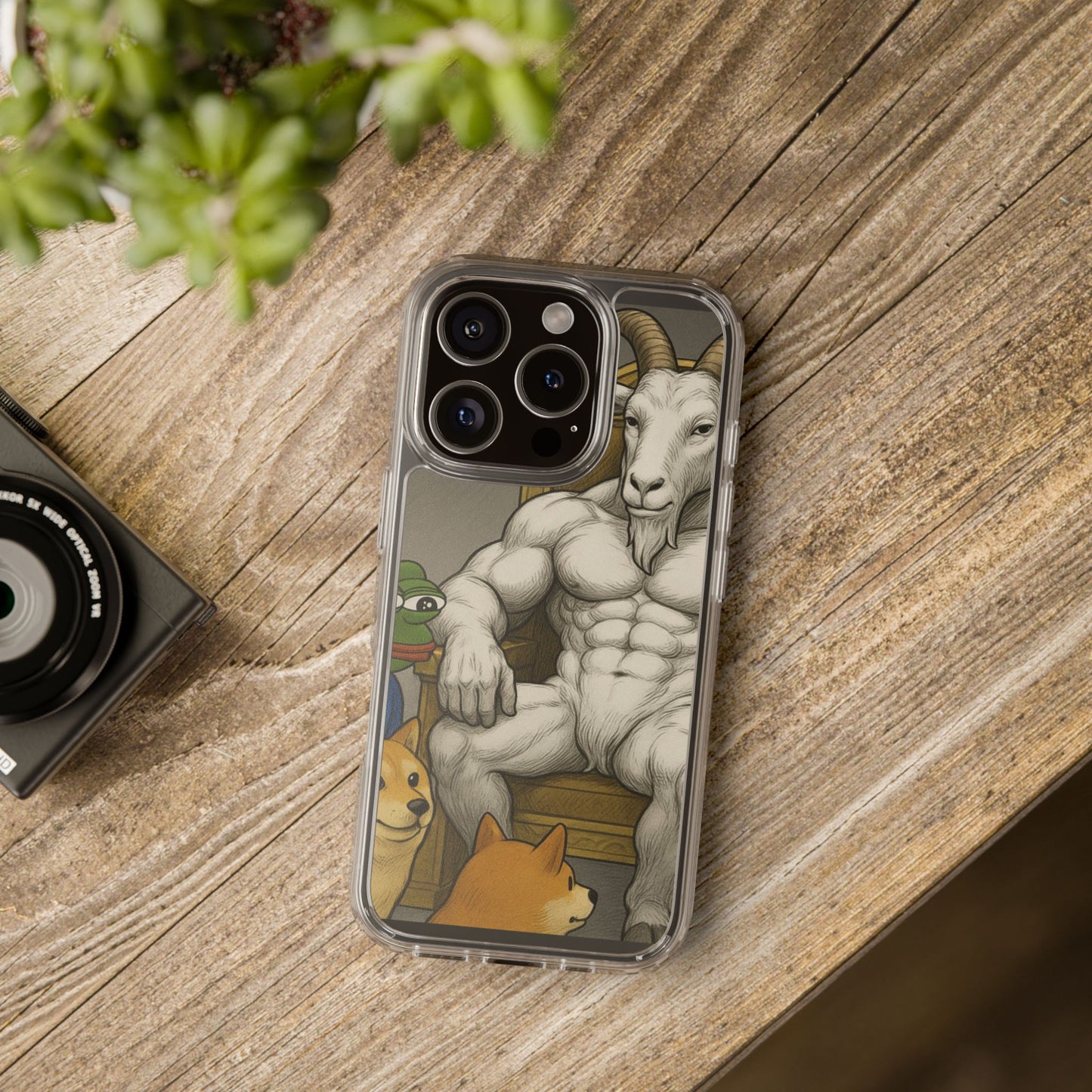Whimsical Clear Phone Cases with Goat Design - Perfect Gift for Animal Lovers, Unique Phone Accessories, Fun Cell Phone Cases, Quirky [...]