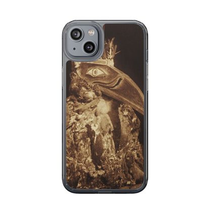 Yei Vintage Bird Design Clear Phone Case, Artistic Phone Accessories, Unique Gift for Nature Lovers, Eco-Friendly Tech Case, Stylish Protection