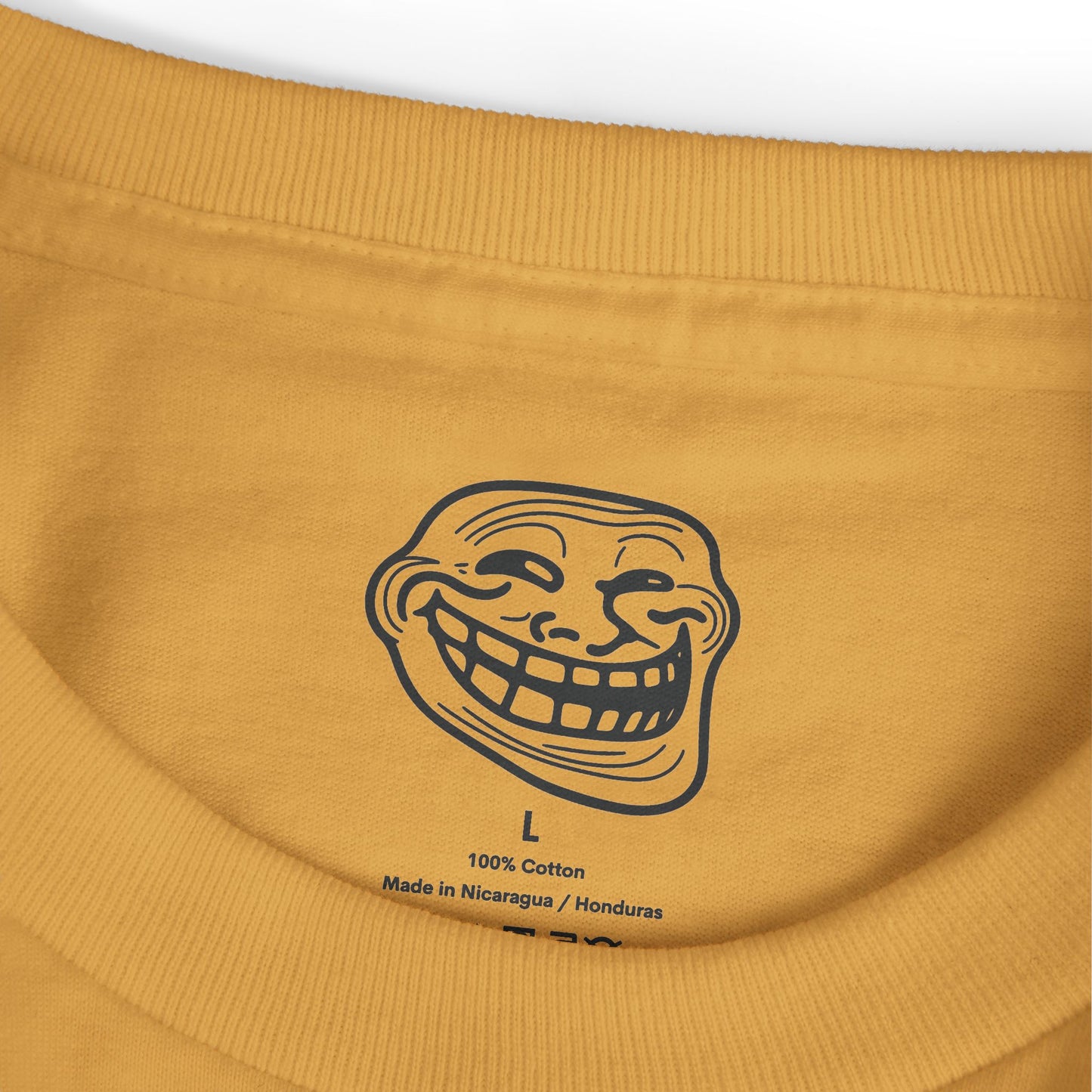 TROLL Funny Meme Heavyweight Tee, Casual Graphic T-Shirt, Unisex Humor Apparel, Perfect Gift for Friends, Streetwear Fashion