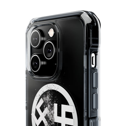 Swasticoin Magnetic Clear Phone Case, Stylish Protective Case for iPhones, Durable and Trendy Phone Cover, Perfect Gift for Tech Lovers, Modern Design