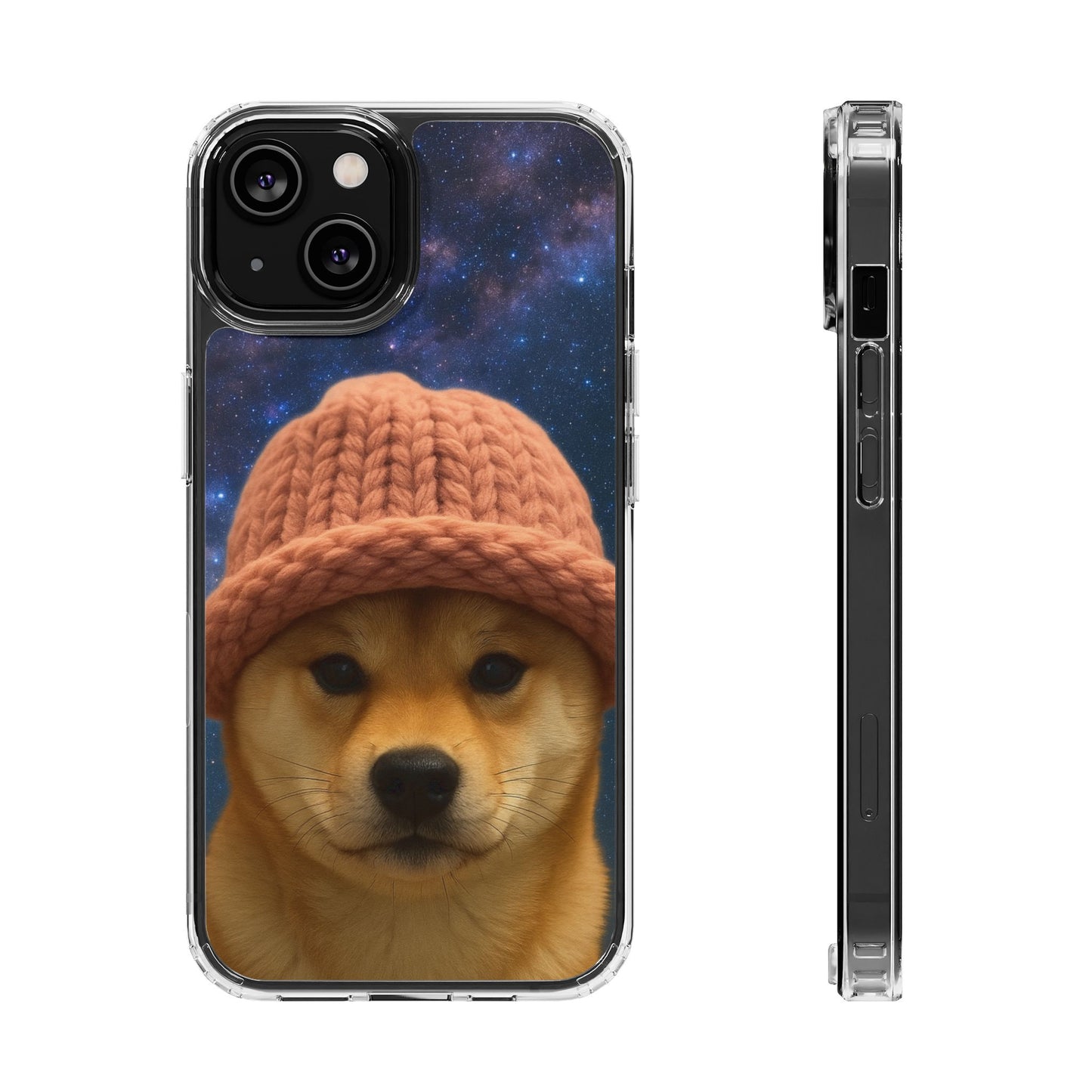 WIF Lovers Clear Phone Case, Cute Phone Cover for Animal Lovers, Pet Gift, Trendy Smartphone Accessory, Unique Dog Case