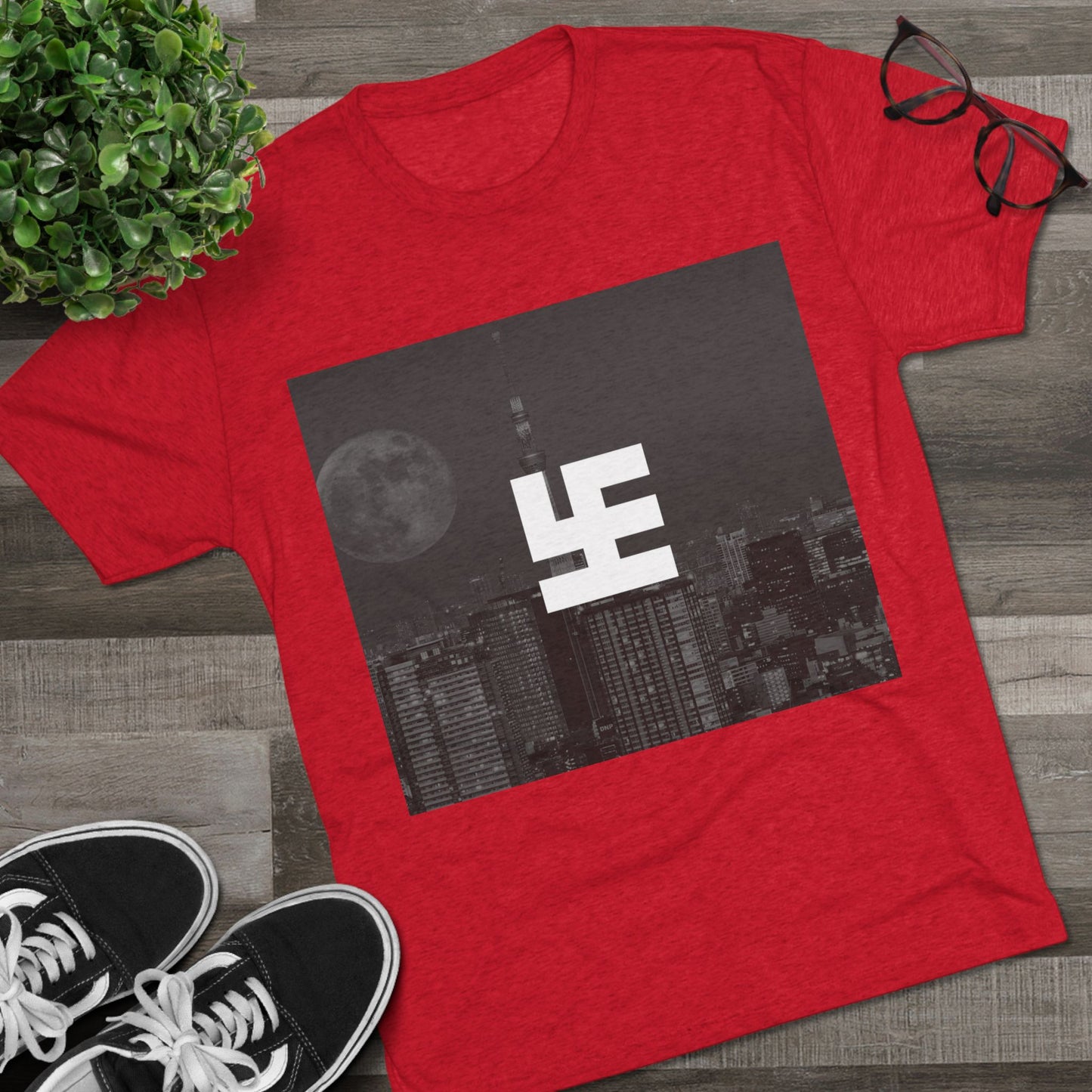 Swasticoin Urban Skyline Graphic Tee, Vintage City Aesthetic Shirt, Unisex Tri-Blend Crew Tee for Casual Style, Perfect Gift for City Lovers, [...]
