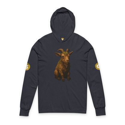 Whimsical Goat Hoodie / Casual Unisex Long Sleeve Tee for Animal Lovers, Cozy Gift for Birthdays, Holidays, Nature Enthusiasts, [...]