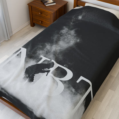 4NBT Cozy Velveteen Plush Blanket - Perfect for Home Decor, Gift for Him/Her, Snuggle Nights, Cold Weather, or Any Occasion