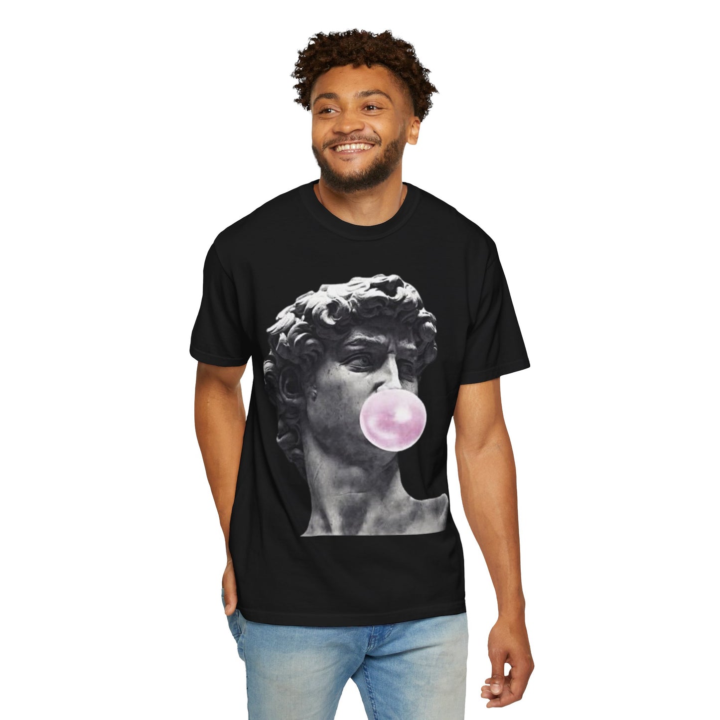 @ye Bubblegum David T-Shirt | Trendy Unisex Tee, Art-Inspired Shirt, Casual Summer Wear, Gift for Art Lovers i