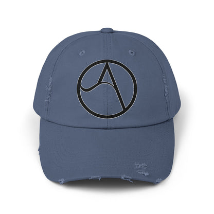 @ye Trendy Unisex Distressed Cap, Casual Hat, Vintage Style, Adjustable Dad Hat, Gift for Him or Her, Everyday Wear