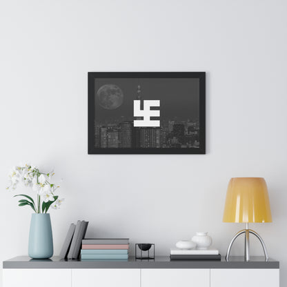 Swasticoin Urban Nightscape Framed Poster | Modern Wall Art for Home Decor, Gift for Art Lovers, Minimalist Design, Office Wall Art, Black and [...]