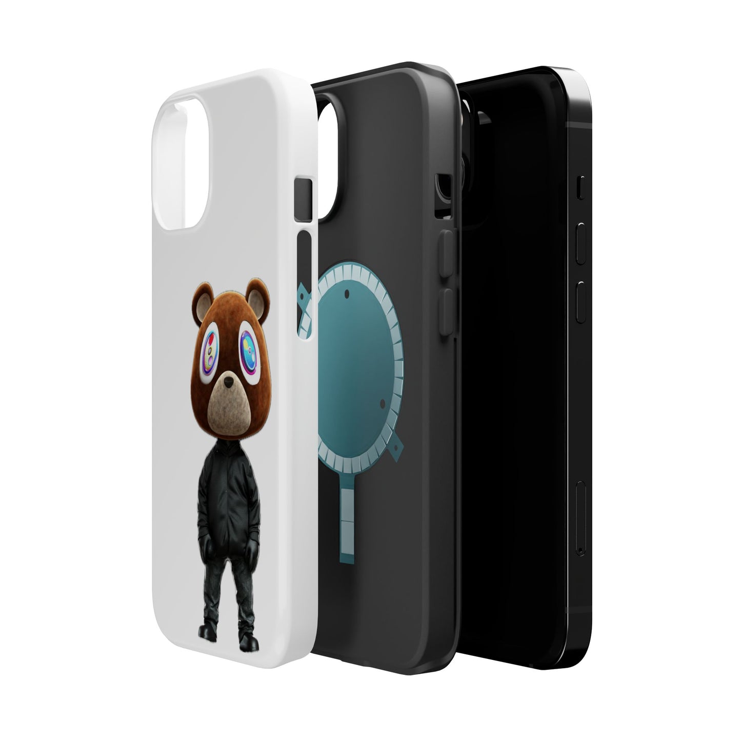 Ye Bear Character Magnetic Phone Cases, Fun Gift, Unique Phone Accessory, Trendy Tech, Personalized Style, Everyday Use