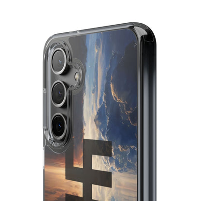 Swasticoin Nature-Themed Clear Phone Case, Unique Phone Cover with Scenic Design, Eco-Friendly Protection, Gift for Travelers, Custom Phone Accessory