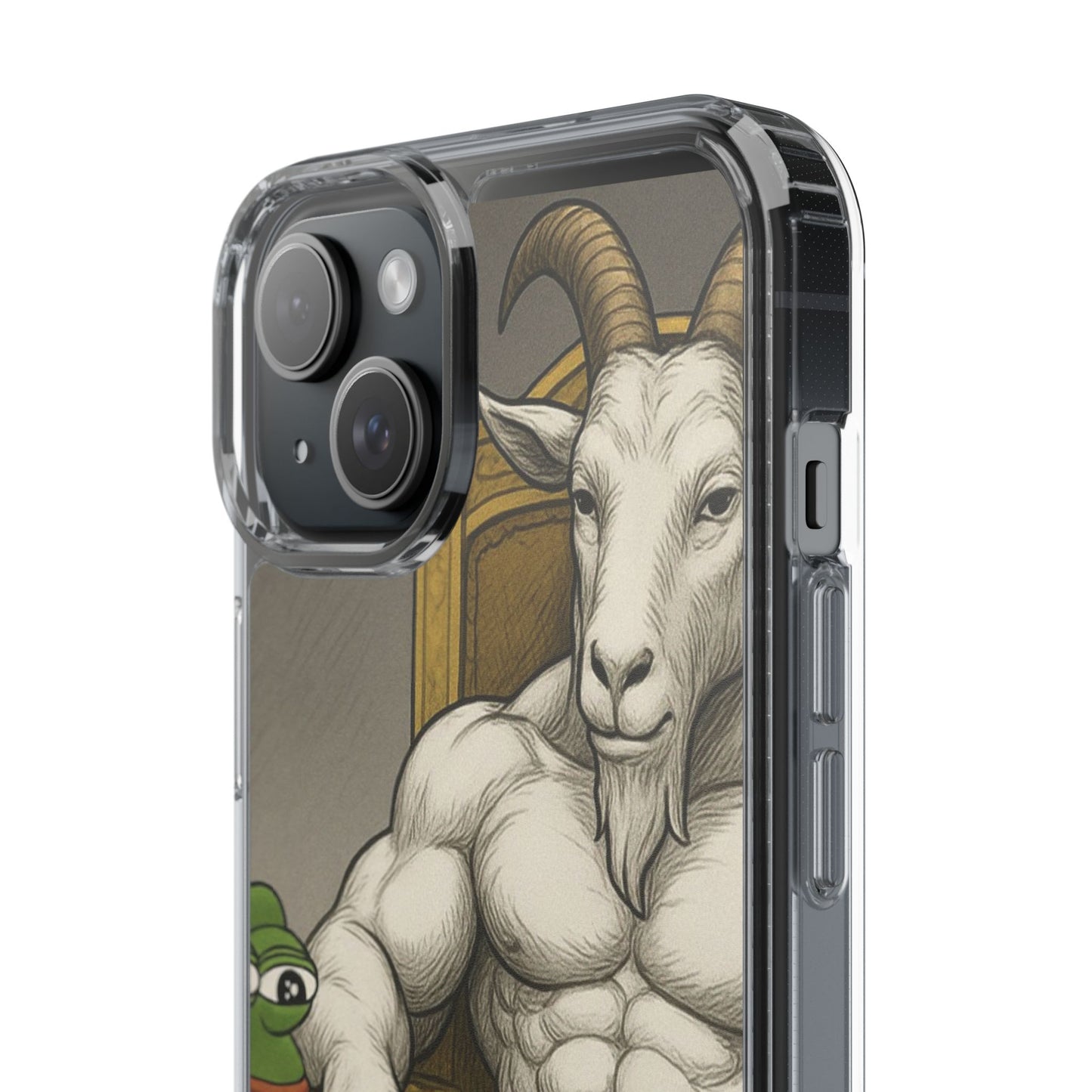 Whimsical Clear Phone Cases with Goat Design - Perfect Gift for Animal Lovers, Unique Phone Accessories, Fun Cell Phone Cases, Quirky [...]