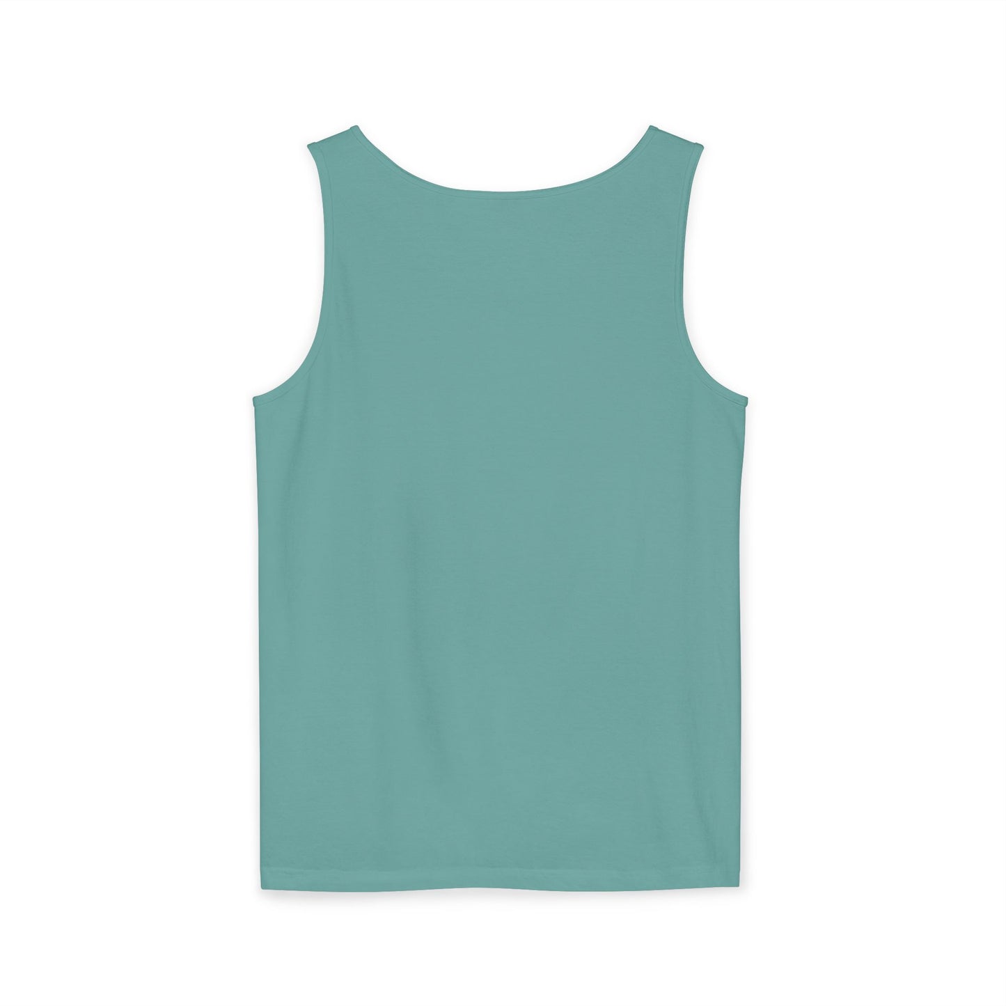 Unisex Garment-Dyed Tank Top with 4NBT Design, Summer Apparel, Casual Wear, Gift for Friends, Individual Expression Top