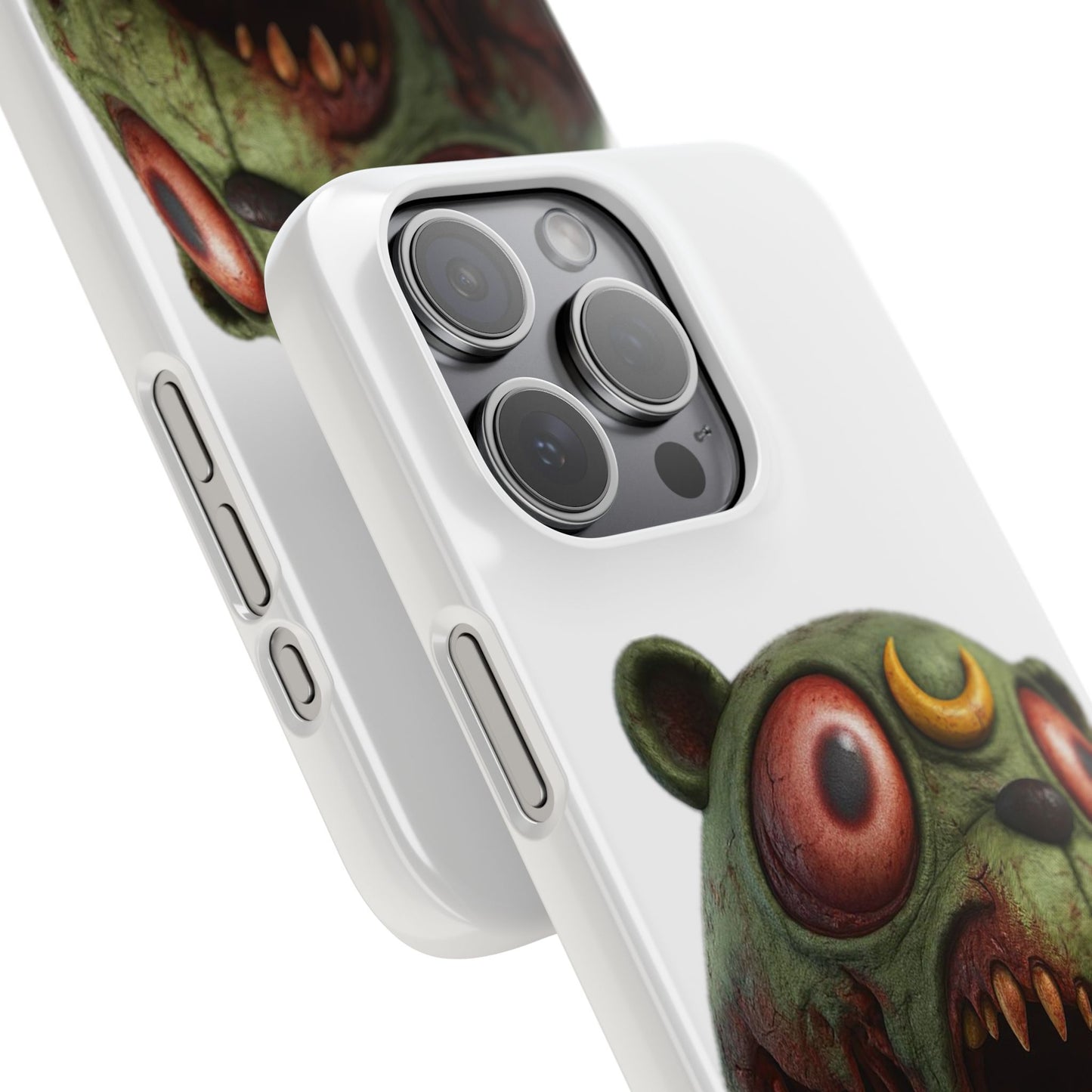 4NBT Zombie Bear Phone Case, Horror Snap Case, Cute but Spooky Accessory, Gift for Halloween, Unique Phone Cover